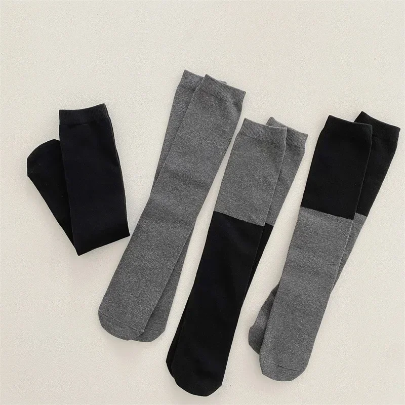 1 Pair Simplicity Children's Scok for Girls Korean Fashion Knee High Sock for Kids Spring Autumn Legging Stocking School Sock