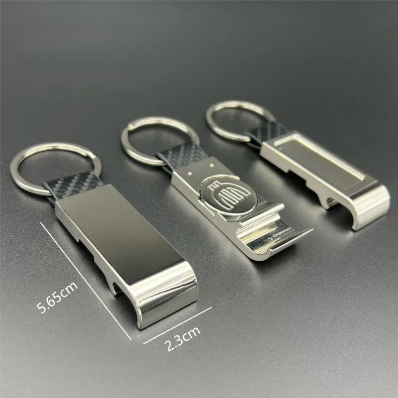 10PCS Quality Creative Keychain Metal Bottle Opener Blank keychains Car Key Holder ID Badge Card Hanging Holder Decoration