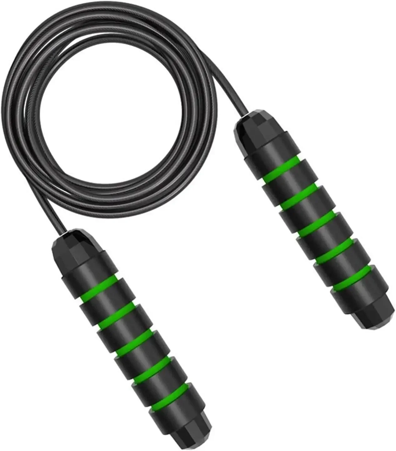 Rope Skipping Tangle-Free Speed Skipping Rope with Ball Bearing EVA Non-Slip Foam Handle Adjustable Jump Ropes jump rope