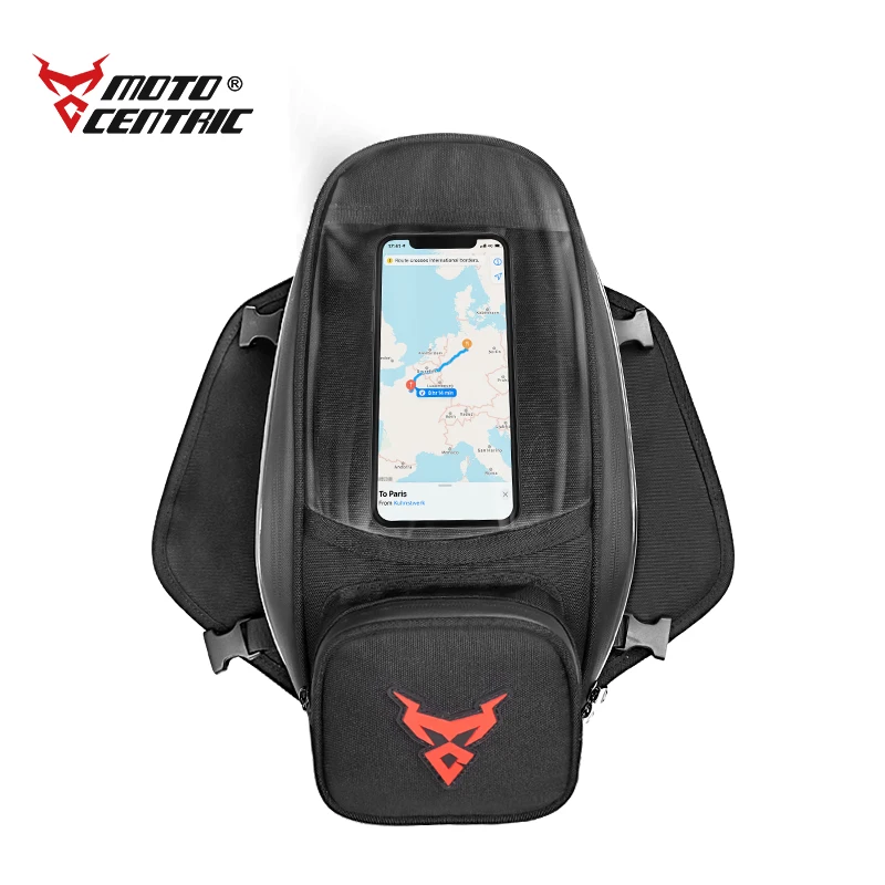 MOTOCENTRIC Motorcycle Tank Bag Waterproof Large Capacity Motorcycle Oil Fuel Pack Riding GPS/Phone Navigation Oil Tank Bag