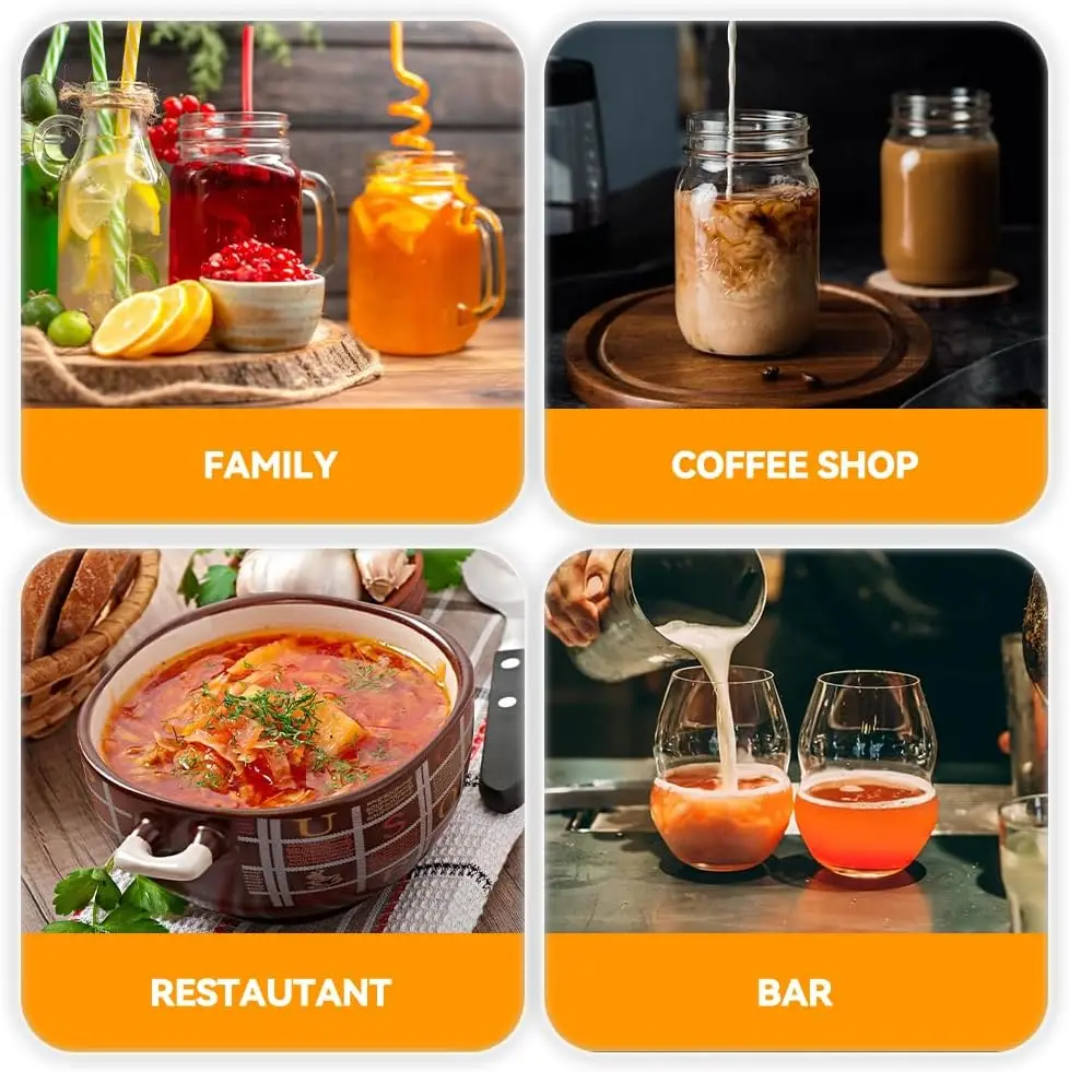 Ash01-B Blenders For Kitchen With Heating, 1200W Adjustable 26000-60000Rpm High Speed Food Processors, Black Professional 6 Ash01-B Blenders For Kitchen With Heating, 1200W Adjustable 26000-60000Rpm High Speed Food Processors, Black Professional 6