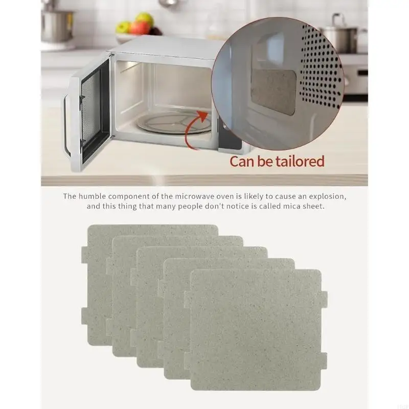 193F Pack of 10 Replacement Plates Thickened Sheets Microwave Oven Mica Sheet