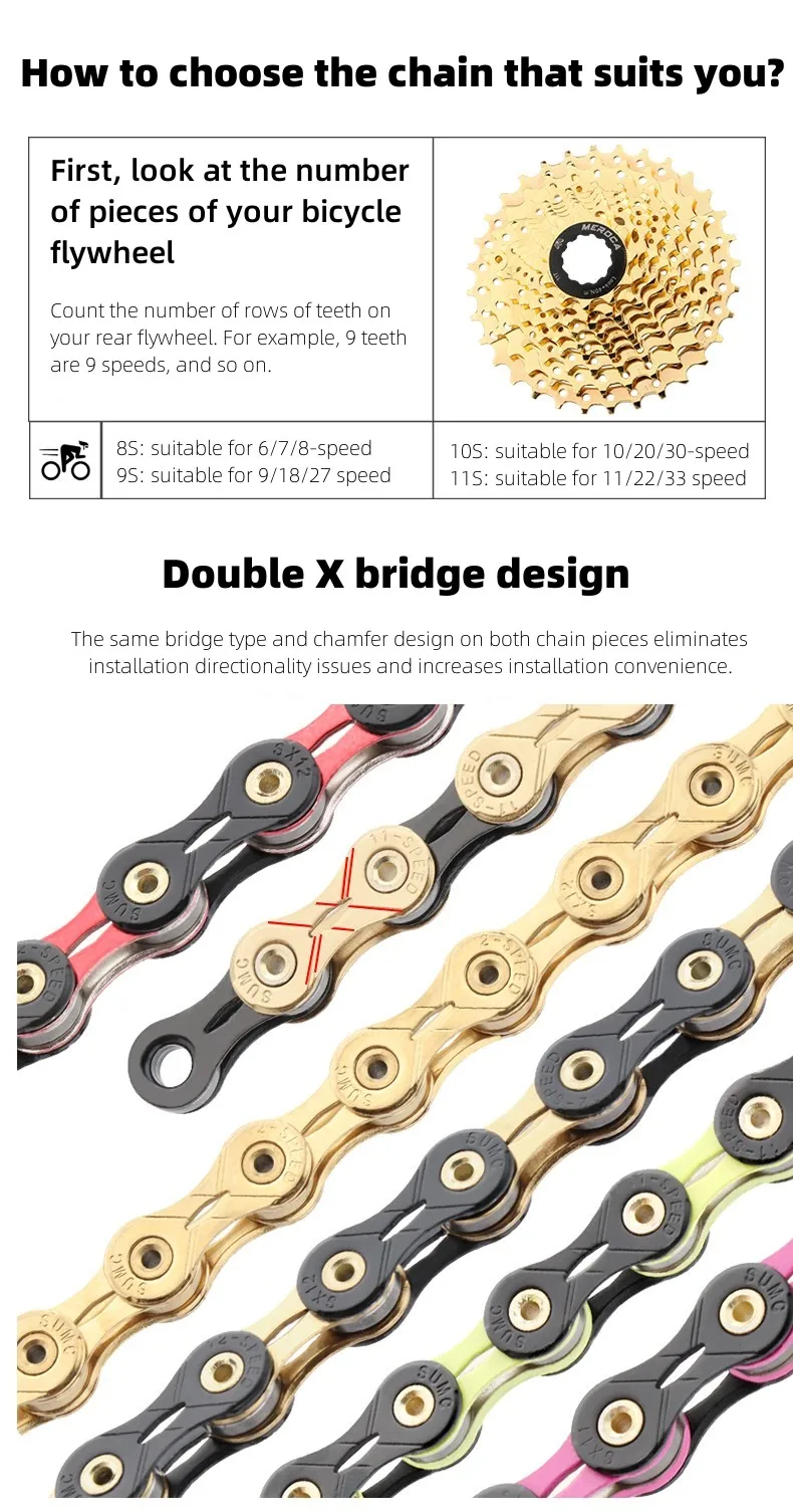 Bicycle Current 10 11 Speed Current MTB Chain Mountain