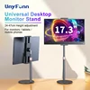 Cdisplay Portable Monitor Stand Adjustable Height Desktop Monitor Bracket for 4.7-17.3 inch Phone Tablet Monitor Support Holder 1