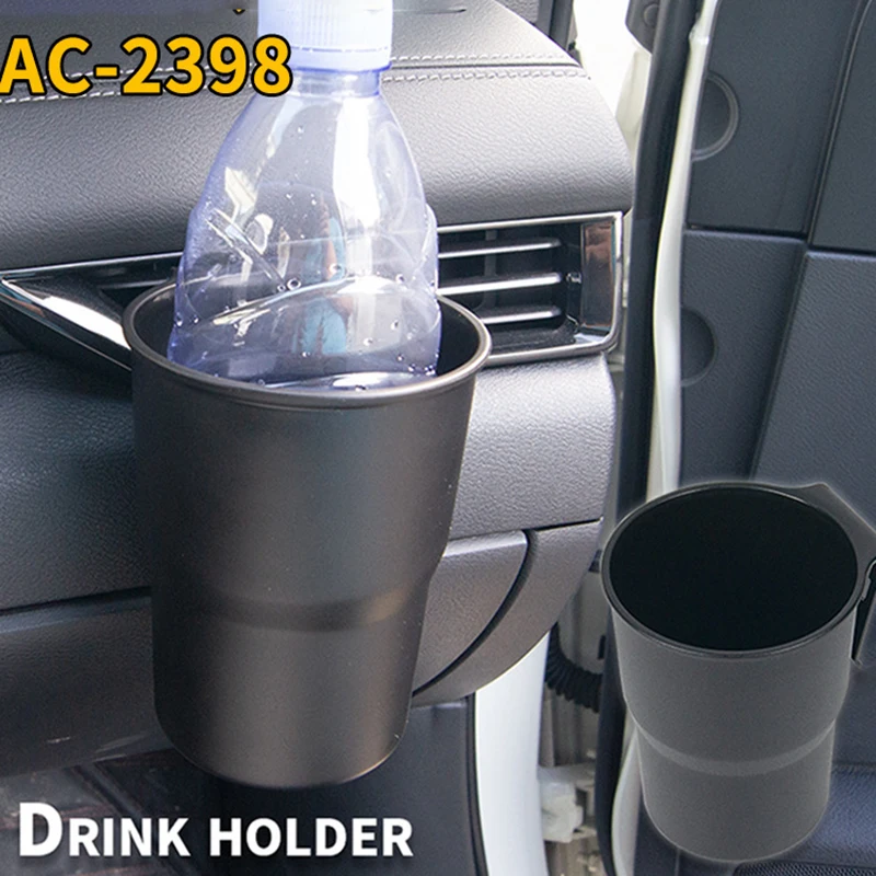 

Mini Car Water Cup Holder Air Vent Mount Seat Back Hanging Stand Bottle Drinks Storage Holder Car Interior Accessories