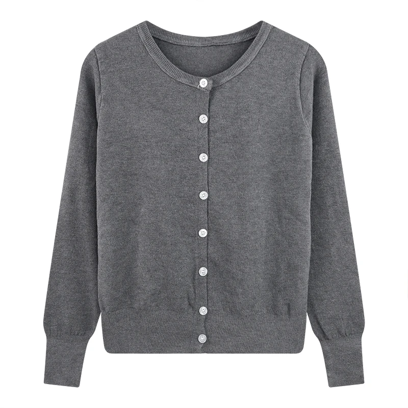 الصلبة طويلة الأكمام س الرقبة بلوزات فضفاضة الكورية نمط واحدة الصدر سترة المرأة الخريف الشتاء عادية لينة شمعي الحياكة سترة 4