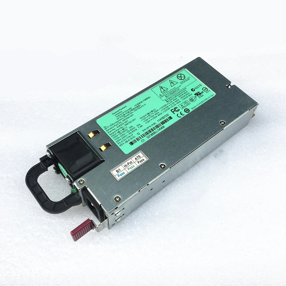 전원 공급 장치 DL580 G7 490594-001 438203-001 498152-001 1200w 전원 공급 장치 완전 테스트 완료 HSTNS-PL11