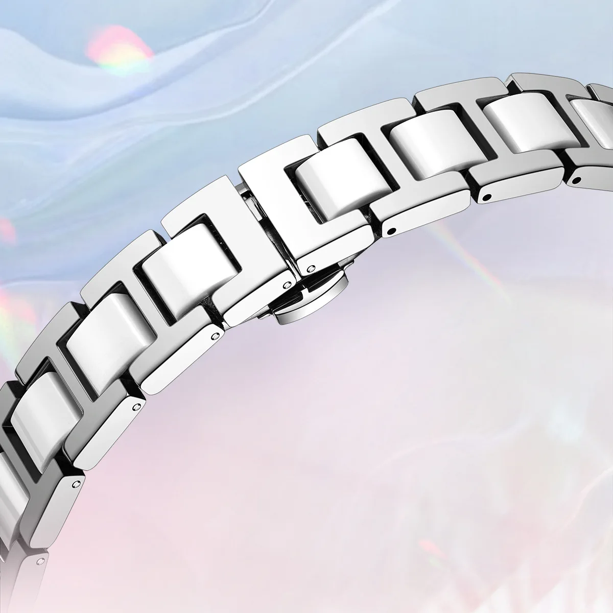 Montre-bracelet à quartz Mark Fairwhale pour femme, bracelet en céramique, rose, diamant, tendance, luxe, brillante, Beimu_voghion.com