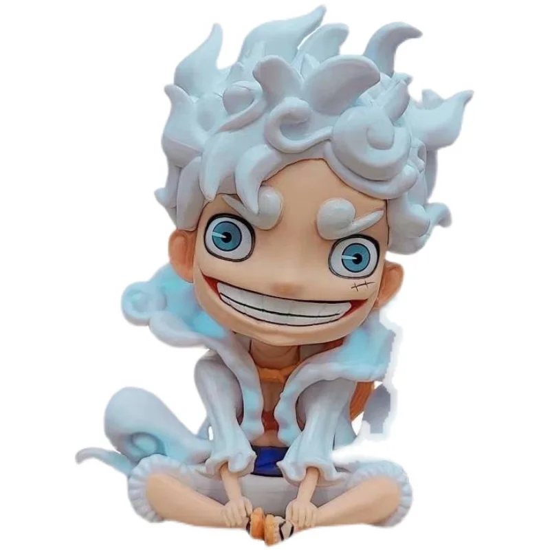 thumbnail image 1 of Figura de anime One Piece Luffy Gear 5 Sun God Nika 17 cm, figura de acción de PVC, estatua, modelo coleccionable, muñeca, juguetes para niños, regalo, 1 of 5