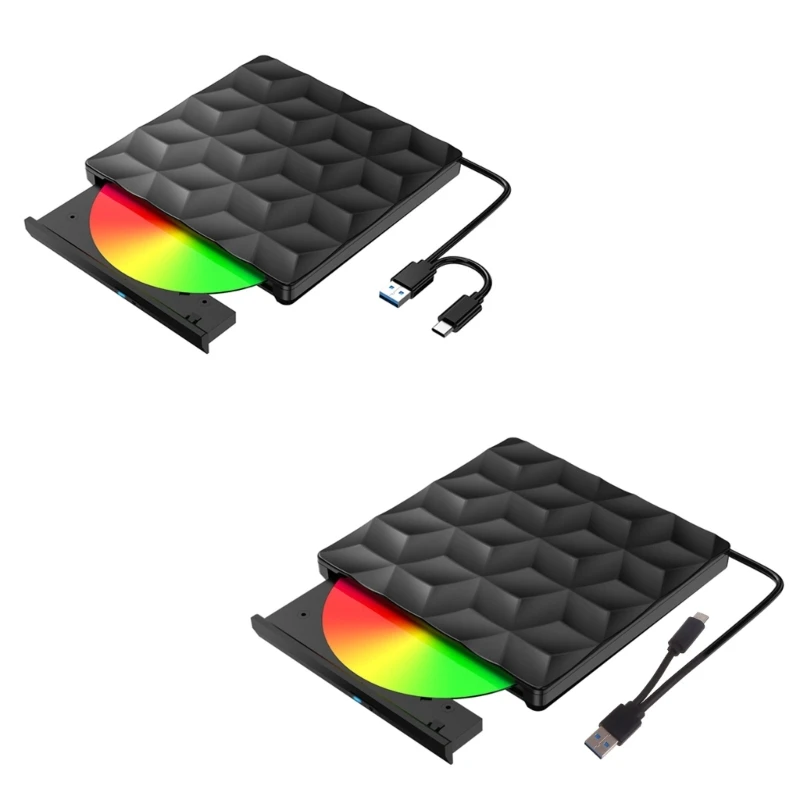 

USB3.0 Type-C Тонкий внешний DVD-RW DVD-привод для записывающего устройства для записи плеера Optical