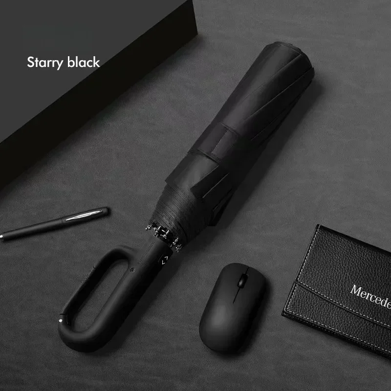 Premium Extra Large Wind & Rain Resistant Dual-Purpose Automatic Umbrella