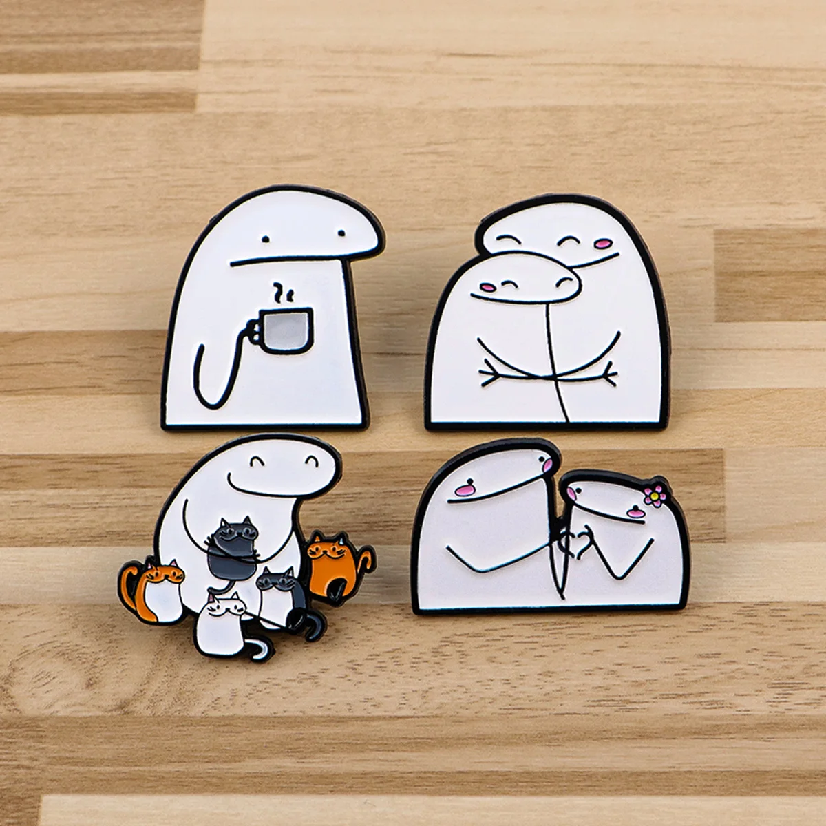 Minimalist Enamel Pin: Fashion Jewelry Lapel Badge for Backpacks and Clothing