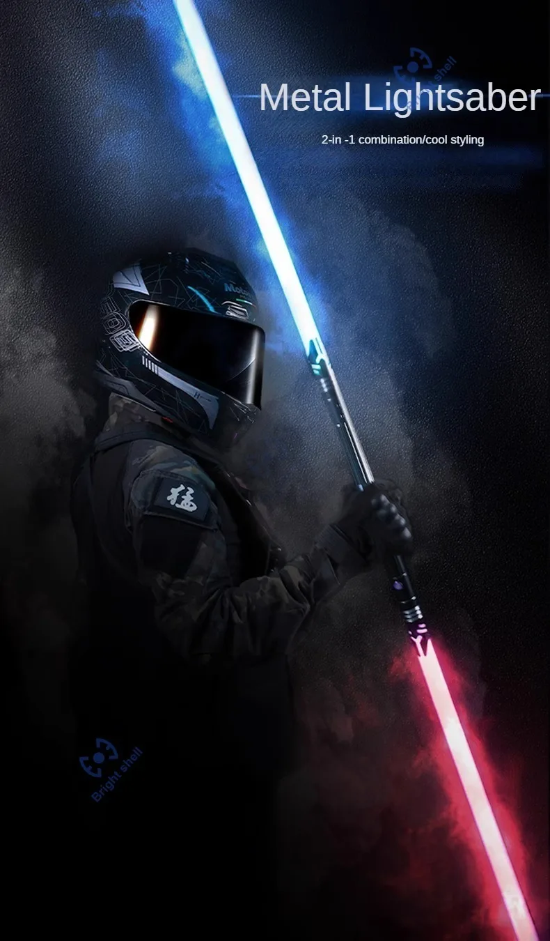 Metall-Lichtschwert Spielzeug RGB Lichtschwert 15 Farbwechsel Kinder Soundfonts Force FX FOC Blaster Spielzeug Jedi-Schwert Geschenk – Detail 1