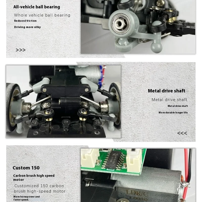 LDRC LD1801 AE86 RTR rc drift car 1/18 ESP Gyroscope RC Car Drift Vehicles LED Lights Full Scale Controlled Model Car Toy Gifts 6
