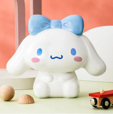 Cartoon Ceramic Piggy Bank Cute Sanrio Hello Kitty Money Bank Coin Bank Girls Boys Decorative Money Saver Gift Ornament 3