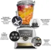 A3500 Ascent Series Gold Label Smart Blender Professional-Grade 64 oz. Low-Profile Container White with Gold Accents 5
