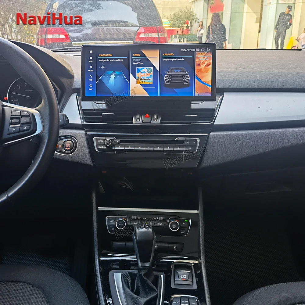 

Мультимедийная Автомобильная магнитола на Android, 12,3 дюйма, для BMW 2 серии F45 MPV, GPS-навигация, автомобильное головное устройство Carplay, монитор NBT EVO, новый дизайн