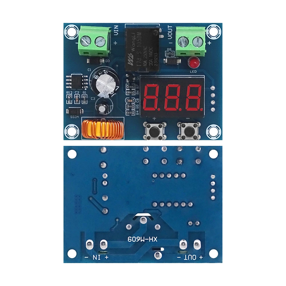 XH-M609 Niederspannungs-Trennschalter, abgeschaltet, 12 V, 24 V, 36 V, digitales LED-Display, Überentladungsschutz für 12–36 V Lithium-Batterie – Detail 2