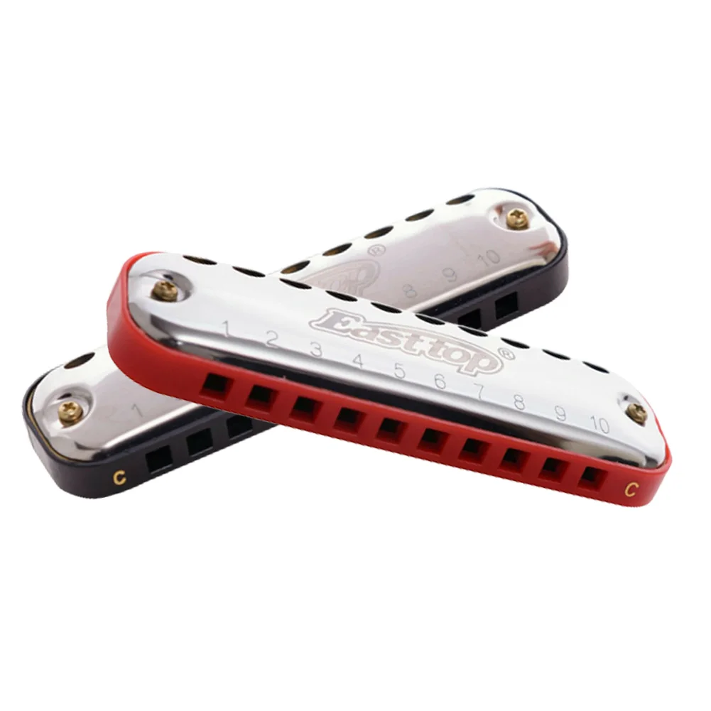 Easttop T10 1 Easttop Harmonica Gaita 10 Hole Bules C Key Harmonica