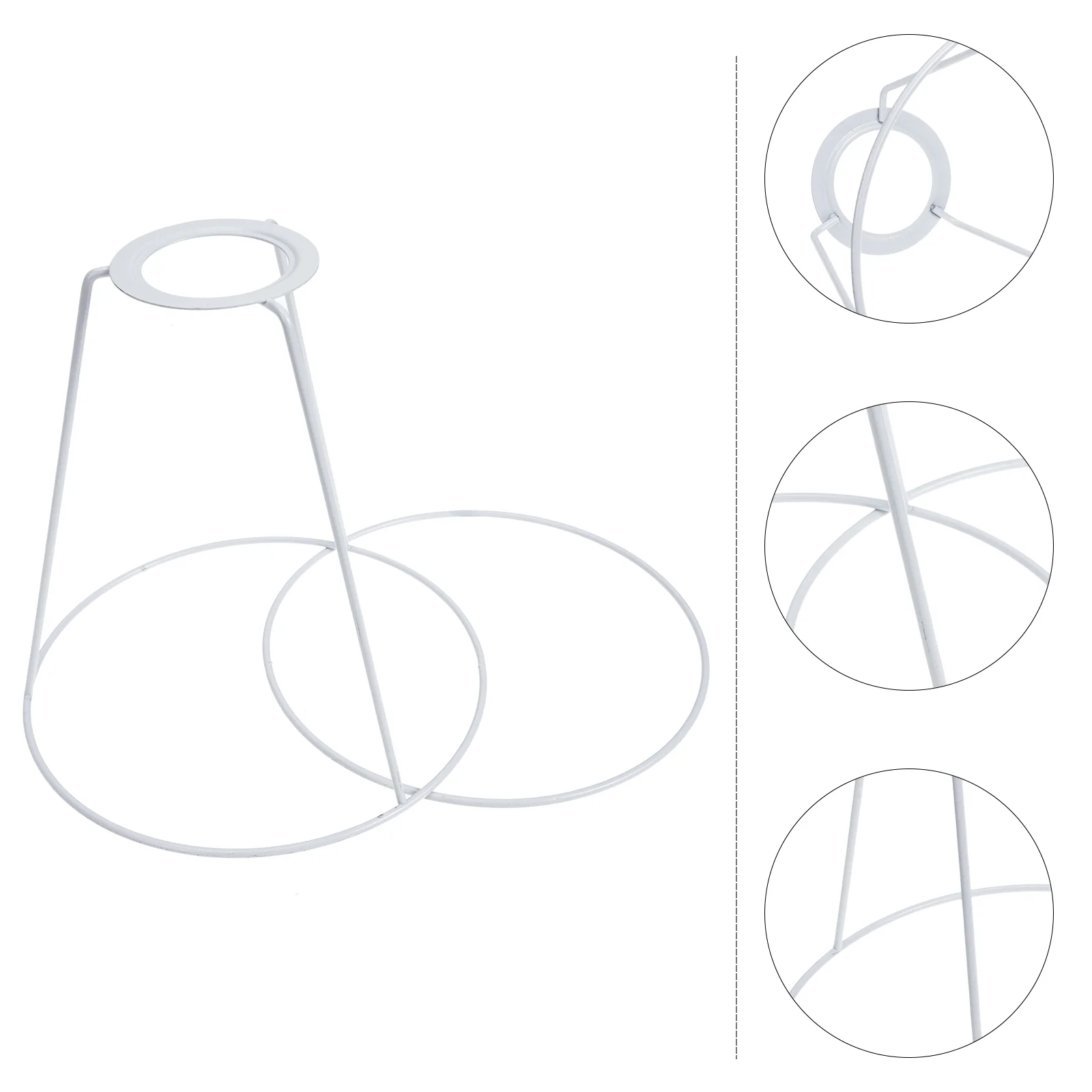 

Round Frame Lamp Shade Adapter Ring Cone Holder Lamps Light Cage Guard Lampshade Bracket