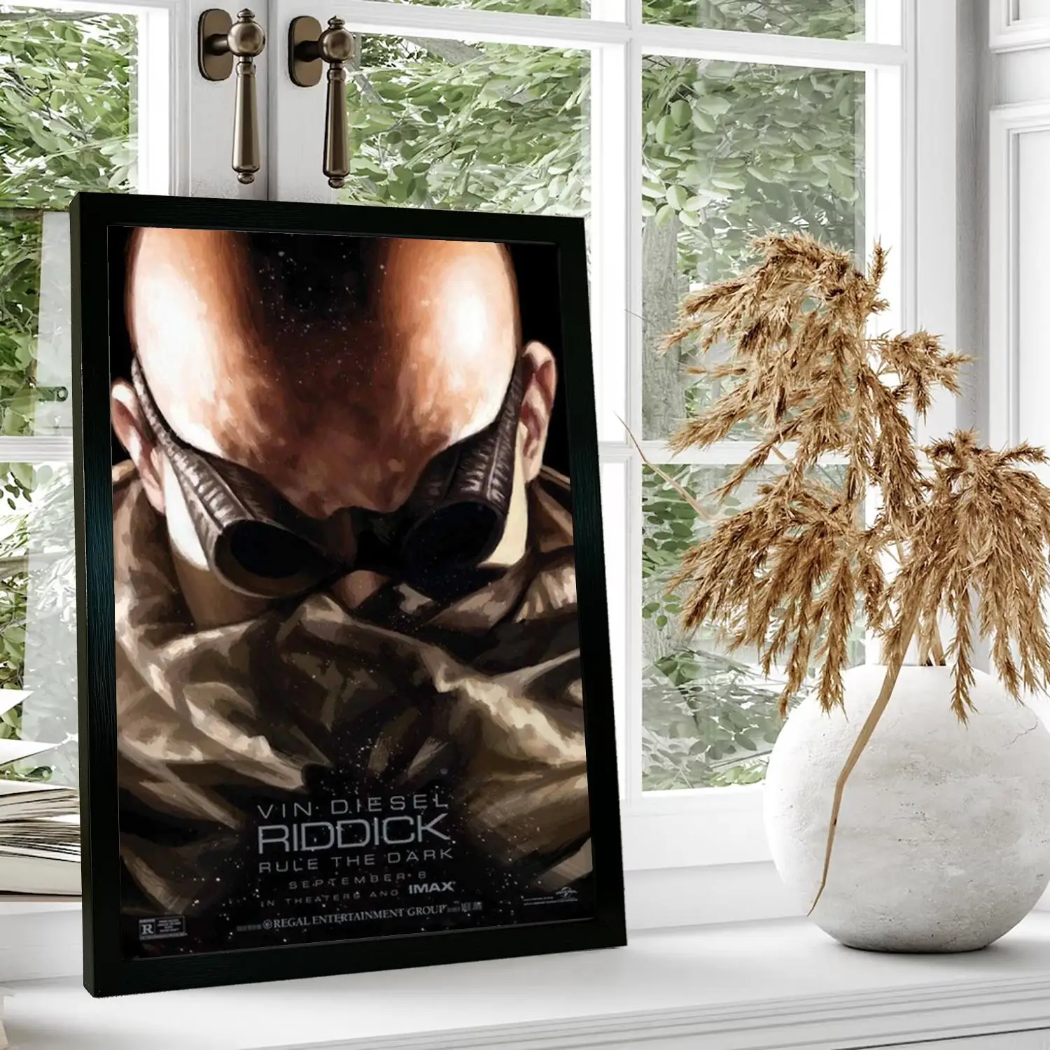 Pôster de arte em tela de filme Riddick, arte de parede, impressão de imagem, família moderna, decoração de quarto, pôsteres, pintura decorativa