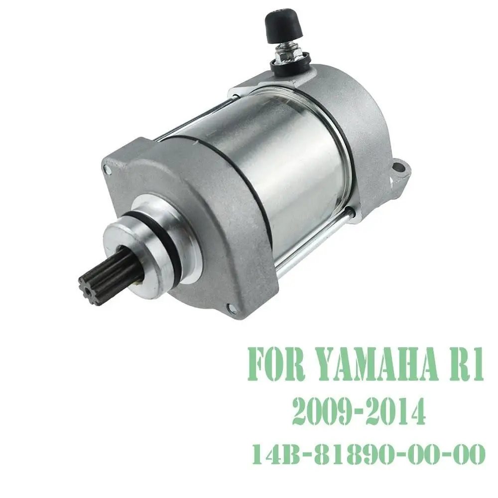 Engine Starter Motor For Yamaha R1 2009 2010 2011 2012 2013 2014 OEM 14B-81890-00-00 starter motor set engine pull starter
