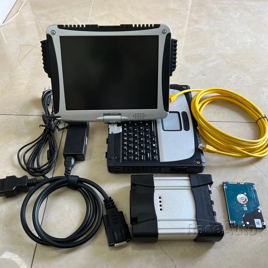 BMW ICOM NEXT A + B + C 엔지니어 소프트웨어, CF-19 노트북, 사용 준비 완료, 차세대 ICOM A2, 2024.06V
