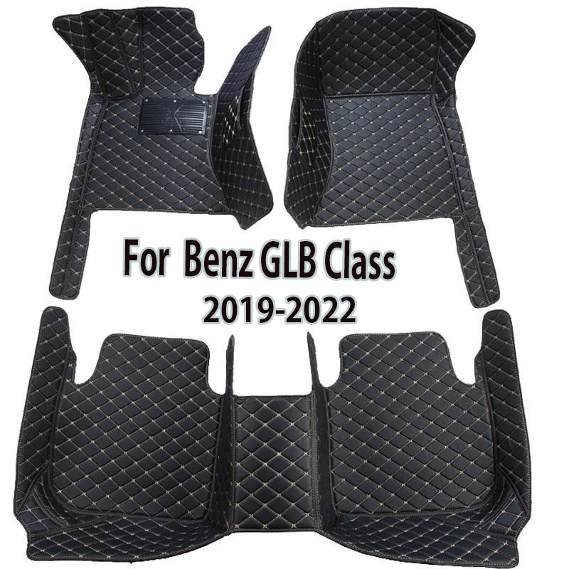 

Car Floor Mats For Mercedes Benz GLB Class X247 Five Seats 2019 2020 2021 2022 Custom Auto Foot Pads Carpet Accessories