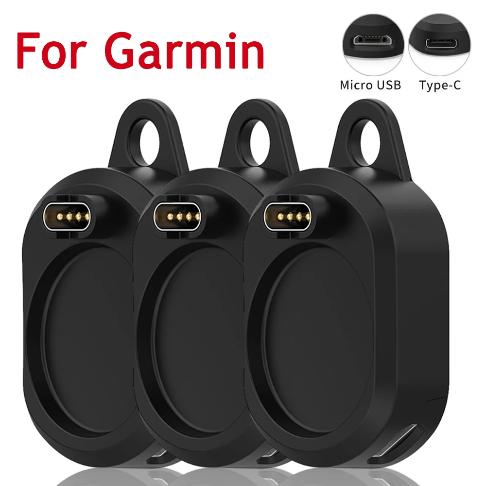 Dual-Port Micro USB & Type C Watch Charger Adapter - Portable Charging Solution