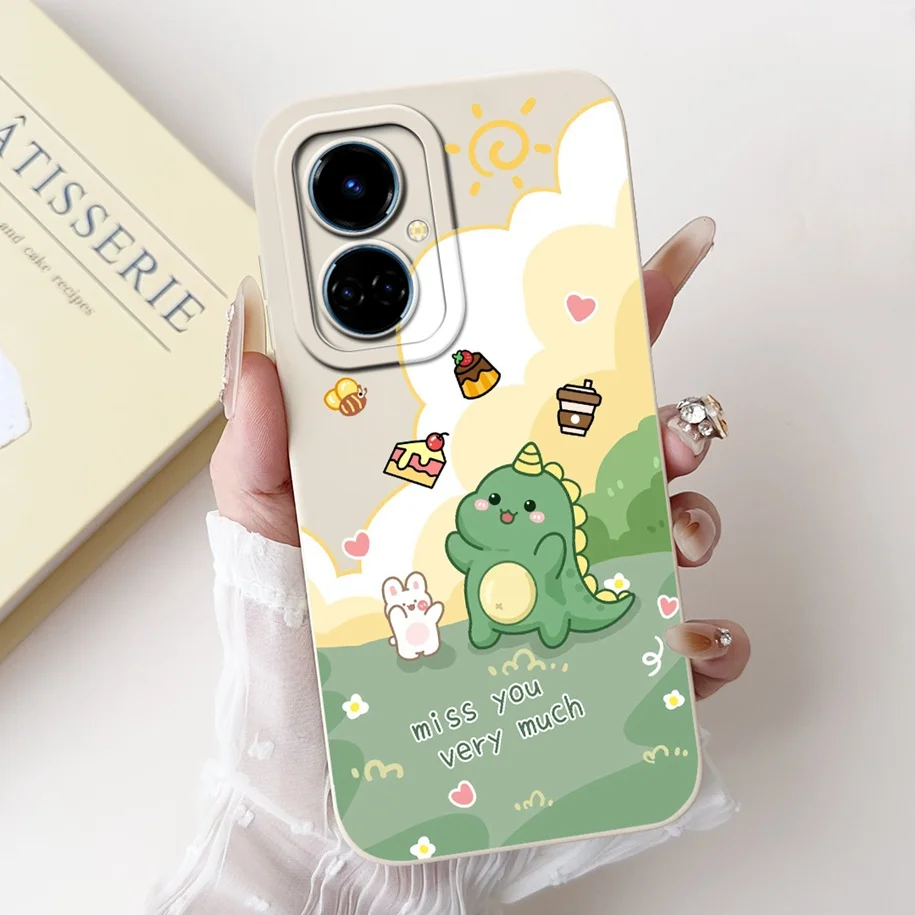 Cute Cartoon Camera Protection Matte Soft Phone Case Cover