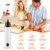Handheld Electric Coffee Mixer Frother Automatic Milk Beverage Foamer Cream Whisk Cooking Stirrer Egg Beater With Cover 4
