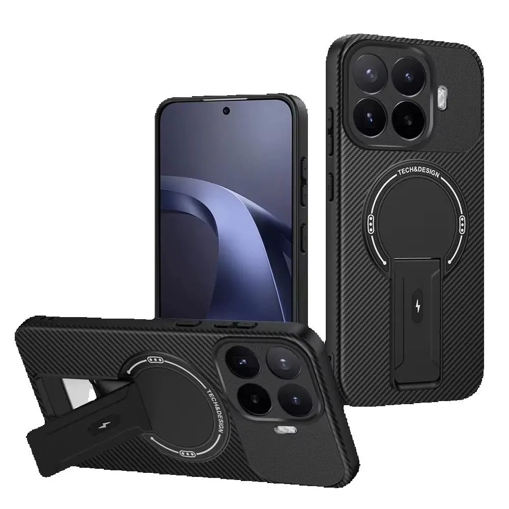 Armor Magnetic Ring Bracket Case with Magsafe Wireless Charging Compatibility