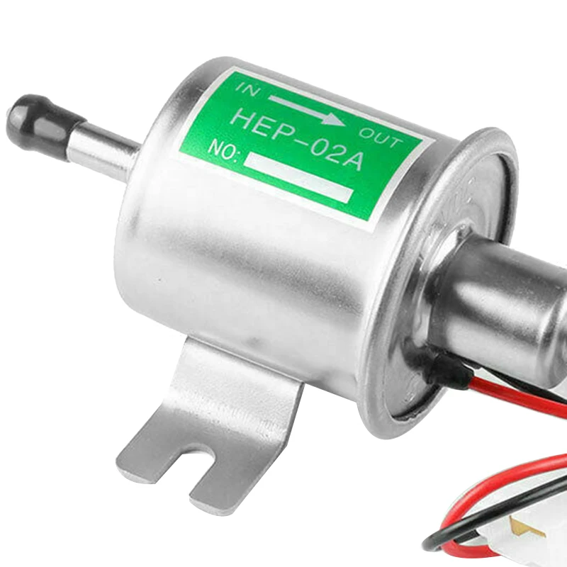 Universal 12V HEP-02A Fuel Transfer Pump Inline Electric Low Pressure Fuel  Pump Gas Fuel Pump - AliExpress