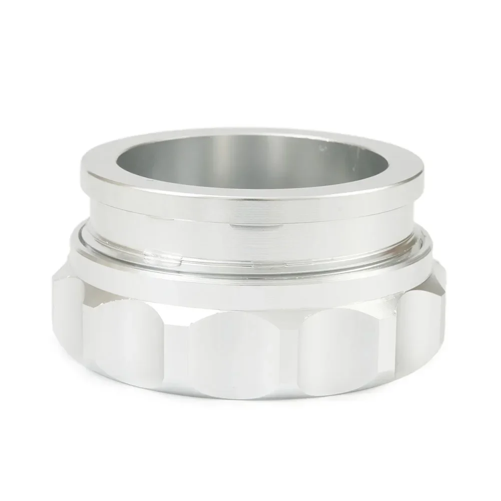 Universal Aluminum 2" 50.8mm Fuel Water Tank Filler Neck Cap Kit Weld On Filler Cap Sliver Replacement Accessories