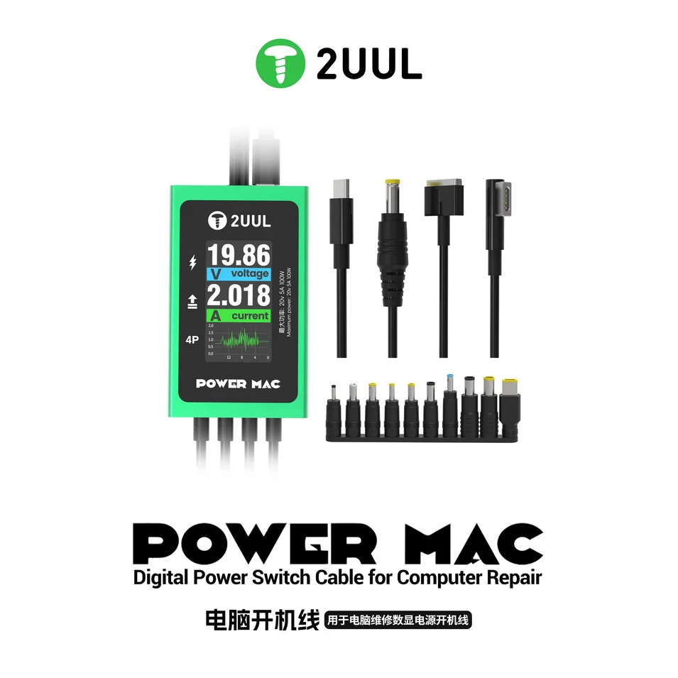 컴퓨터 수리용 2UUL PW08 파워 맥 디지털 전원 스위치 케이블