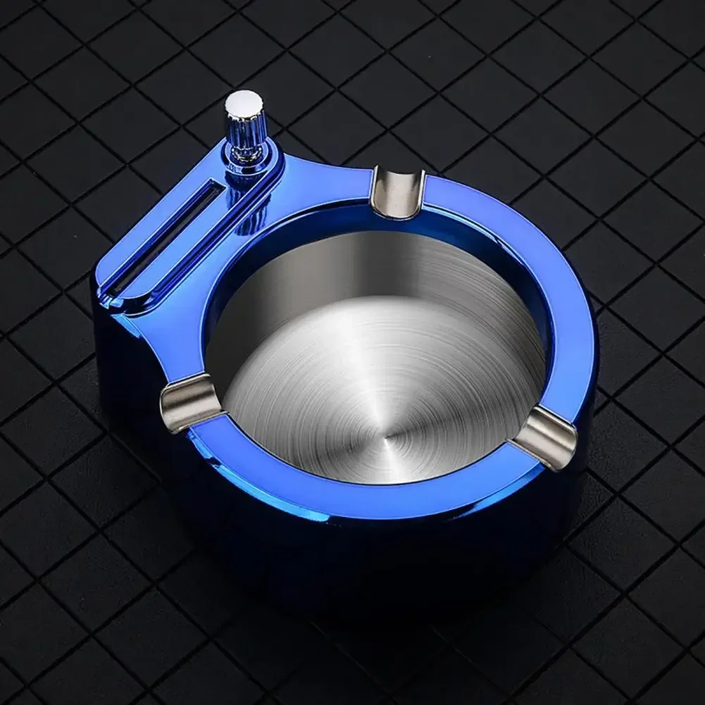 Description Picture 4 of itemRetro Cigarette Ashtray Cigar Ashtray Million Matches Lighter Car Home Men's Smoke-free Storage Rack Decoration Crafts