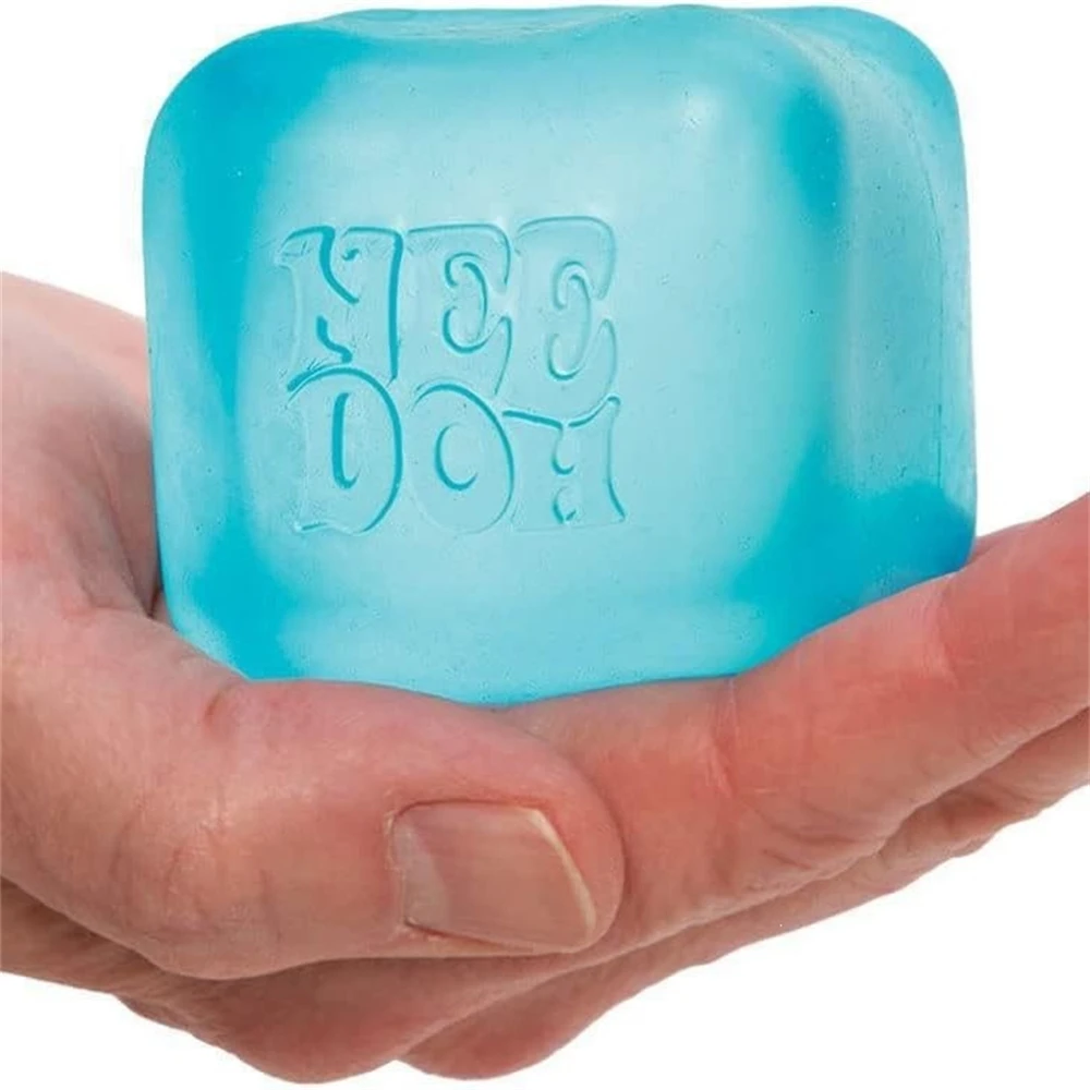 Schylling Needoh Nice Sensory Fidget Stress Relief Squishy Cube Anti-Anxiety Squeeze Toy For Focus ADHD Population_voghion.com