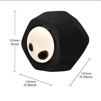 Magnetic Fluid Desktop Speakers Music Pickup Rhythm Lamp Ferrofluid Desktop Sound Partner Creative Gifts for Friends 2025 New 5