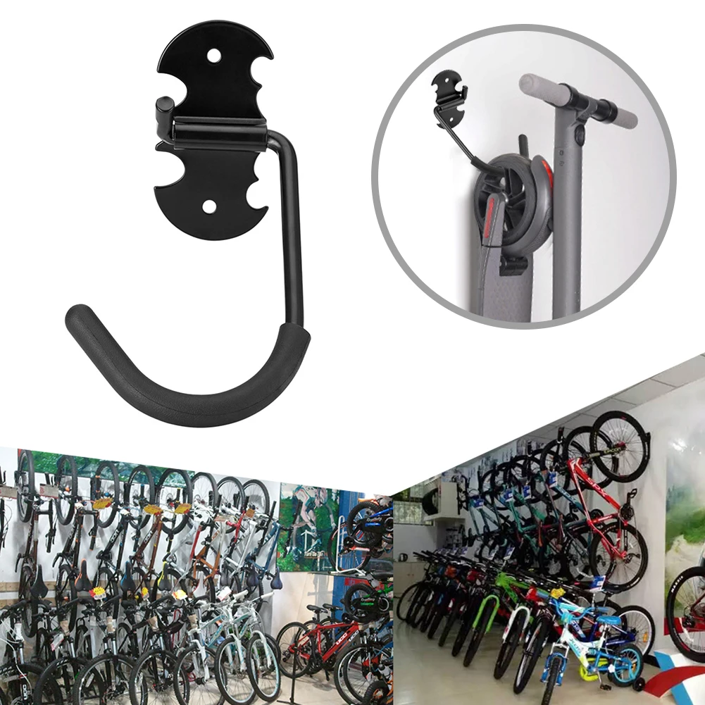 Description Picture 3 of itemBike Stand Wall Mount Bicycle Holder Mountain Bike Rack Stands Steel Storage Hanger Hook Mounted Rack Cycling Equipment