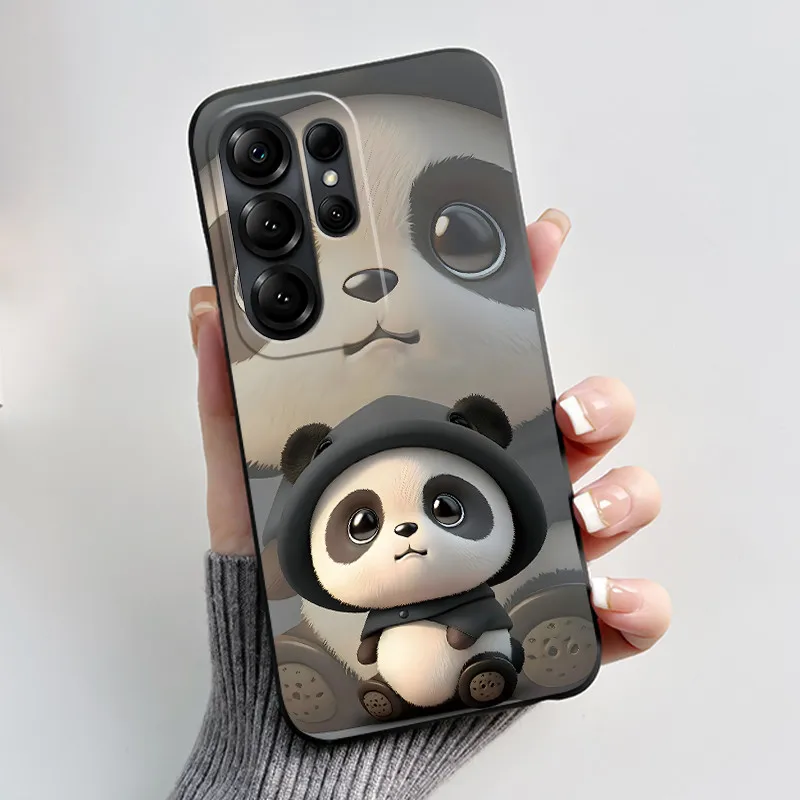 Luxury Cute Love Heart Rabbit Cartoon Funny Black TPU Soft Silicone Protective Phone Case