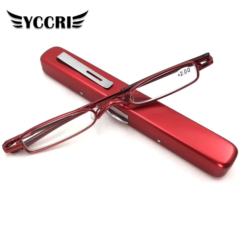 

Мужские очки для дальнозоркости Упакованные в коробку портативные очки для чтения с защитой от сисветильник с диоптриями от + 0,5 до + 4,0