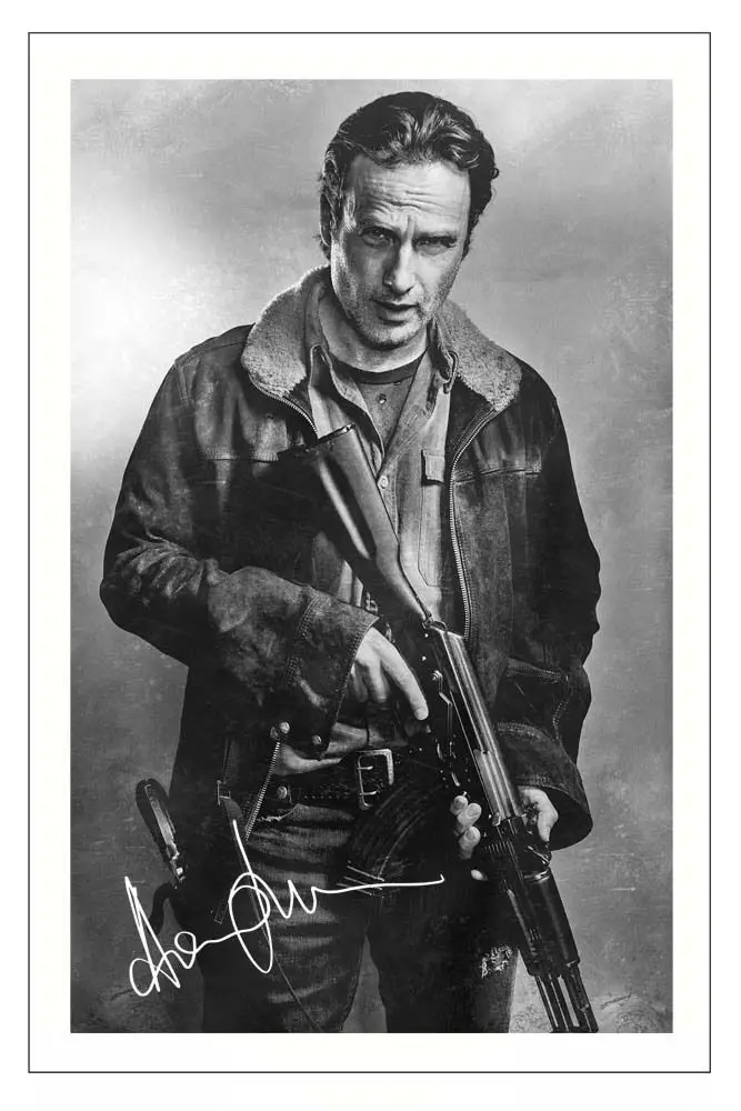 

THE WALKING DEAD SEASON 6 Signed Art Film Print Silk Poster Home Wall Decor