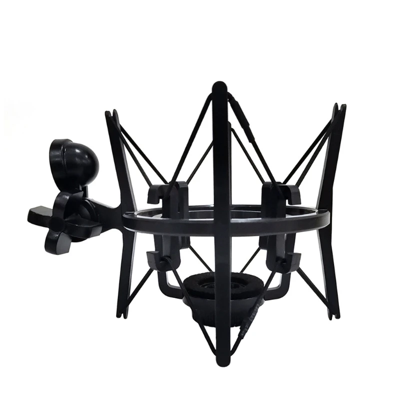 Universal Mic Microphone Shock Mount Adjustable Clip Holder Stand Recording Bracket Professional Accessories microphone shock mount