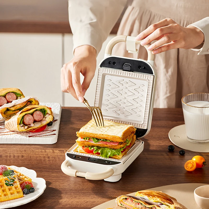 650W Electric Sandwich Maker Multifunctional Waffle Machine Toaster Baker Breakfast Machine Takoyaki Pancake Donuts Sandwichera sandwich maker