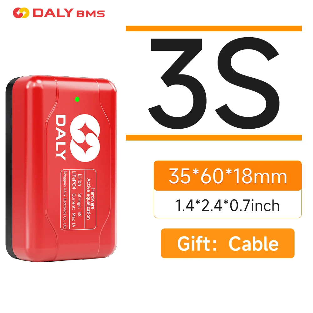 Daly Smart Active Balancer Lifepo4 BMS Active Equalizer 4S Balanceador de Bateria 24v Load Balance Board Bluetooth 1A Current