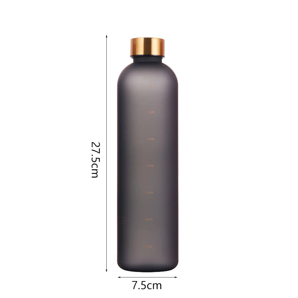 LEADO Botella de agua motivacional de 1 litro / 32 onzas con marcador de  tiempo - con la leyenda Aguamenti, Mercadería de Harry Potter – Divertido