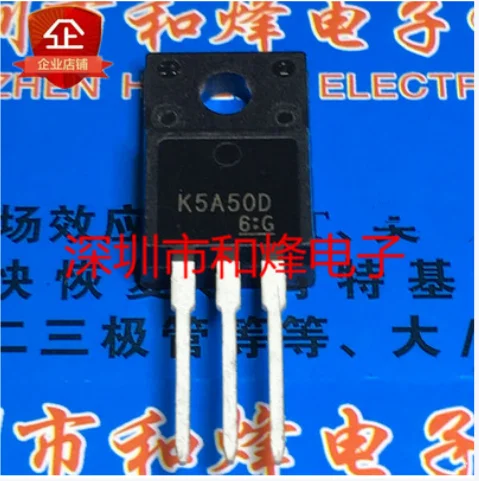 

Free shipping 100PCS K5A50D TK5A50D TO-220F 500V 5A