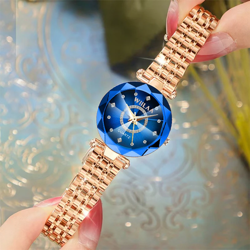 Women Bracelet Watches Stainless Steel Band Elegant Diamond Dial Ladies Wrist Watch For Crystal Exquisite Top Brand Luxury 2025 5