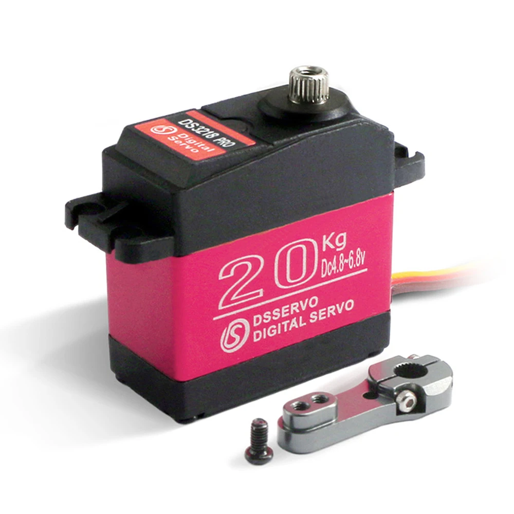 Détail des engrenages métal du servo RC DS3218 Pro 20KG 0.09s, robustesse et précision