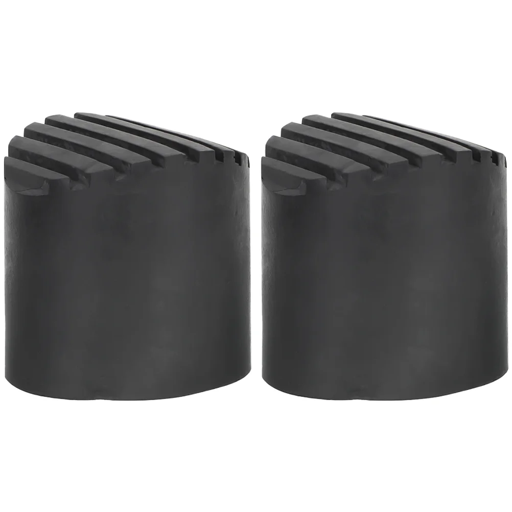

2 Pcs Ladder Anti-skid Mat Leg Protective Cover Rubber Feet Telescoping Supplies Non-slip Tips